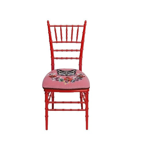 Gucci Francesina Cat Occassional Chair Red- NEW – ThingsGallery