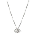 Gucci  Sterling Silver Interlocking G Brit Toggle Necklace NIB