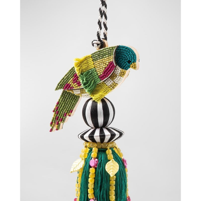Brand New – MacKenzie-Childs Parakeet Beaded Tassel