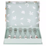 Royal Worcester by Hannah Dale Wrendale Animal Set of 6 Pastry Forks NIB