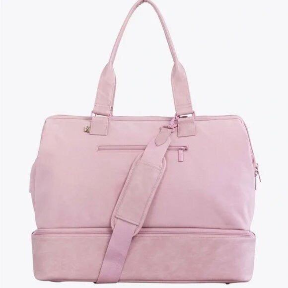 BÉIS The Weekender Travel Luggage Bag in Atlas Pink