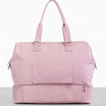 BÉIS The Weekender Travel Luggage Bag in Atlas Pink