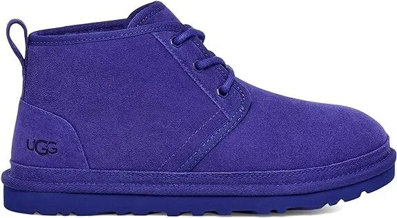 UGG Women's Neumel Purple Suede Sheepskin Lined Ankle Boot Women's Size: 6 - NEW