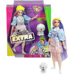 BARBIE Extra Doll #2 Shimmer Look Pet Puppy Curvy 15 Styling Pieces NIB