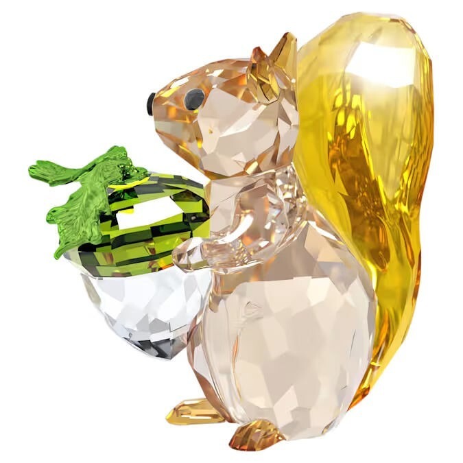 Swarovski Crystal IDYLLIA SQUIRREL And ACORN Figurine #5683617 NIB
