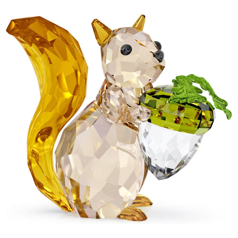 Swarovski Crystal IDYLLIA SQUIRREL And ACORN Figurine #5683617 NIB