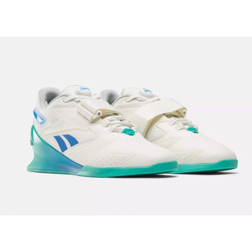 Reebok Pump Omni Zone II Mens Shoes White/Blue/Green