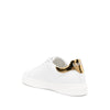 Mens Lanvin Paris DBB0 White Leather with Gold Accent Sneakers Size: 12 /45 NIB