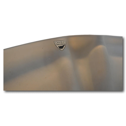 Orrefors Sweden Crystal Triangular Serving Bowl