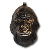 Slavic Treasures Poland Ape Gorilla Head Blown Glass Christmas Ornament