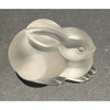 vintage crystal rabbit figurine