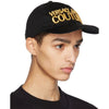 Versace Jeans Couture Black Logo Classic Embroidered Unisex Cap Adjustable Hat