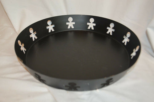 ALESSI GIROTONDO King - Kong 12" Serving Tray - Matt Black - ThingsGallery