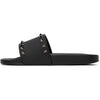 Men’s VALENTINO GARAVANI Black Rockstud Slides Sandals Size: 45 / 12 NIB
