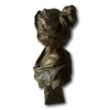 Antique Bronze Bust Sculpture “Lucrèce” by Emmanuel Villanis –French Art Nouveau
