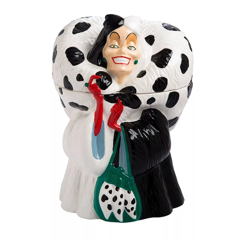 Vandor Disney Cruella De Vil Sculpted Ceramic Cookie Jar - NEW