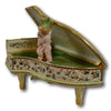 Rare Capodimonte Italian Porcelain Piano Cherubs Exquisite Handcrafted Figurine