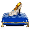 Disney Parks Arribas Cinderella Slipper Trinket Box Swarovski Crystals NIB