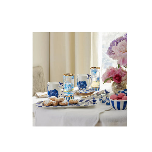 MacKenzie-Childs 59233-1952 Royal English Garden (Set of 2) Highball Set NIB