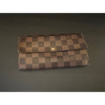 Louis Vuitton Damier Ebene Sarah Long Wallet 100% authentic