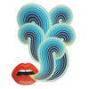 Jonathan Adler Sexy Lips With Smoke 750 Piece Jigsaw Puzzle Unique Shape NIB