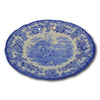 Spode Blue and White Porcelain Kangaroo Enclosure Scalloped Edge 10.5" Serving Plate