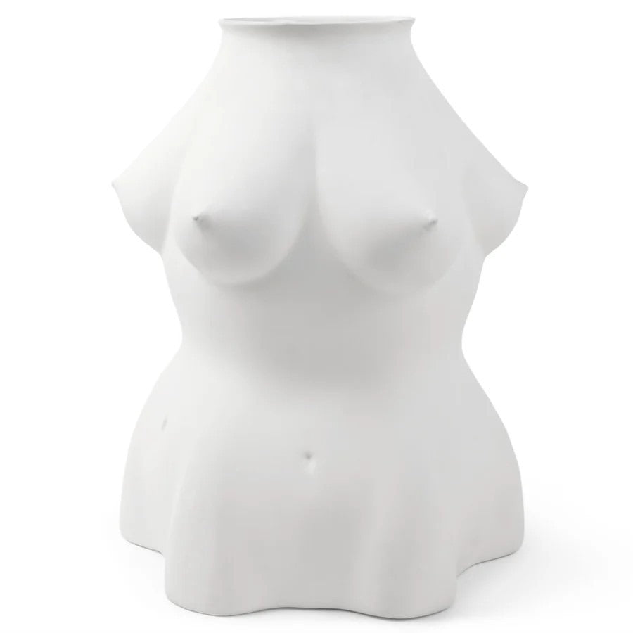 Jonathan Adler White Female Form - Luciana Vase / Figurine - Brand New