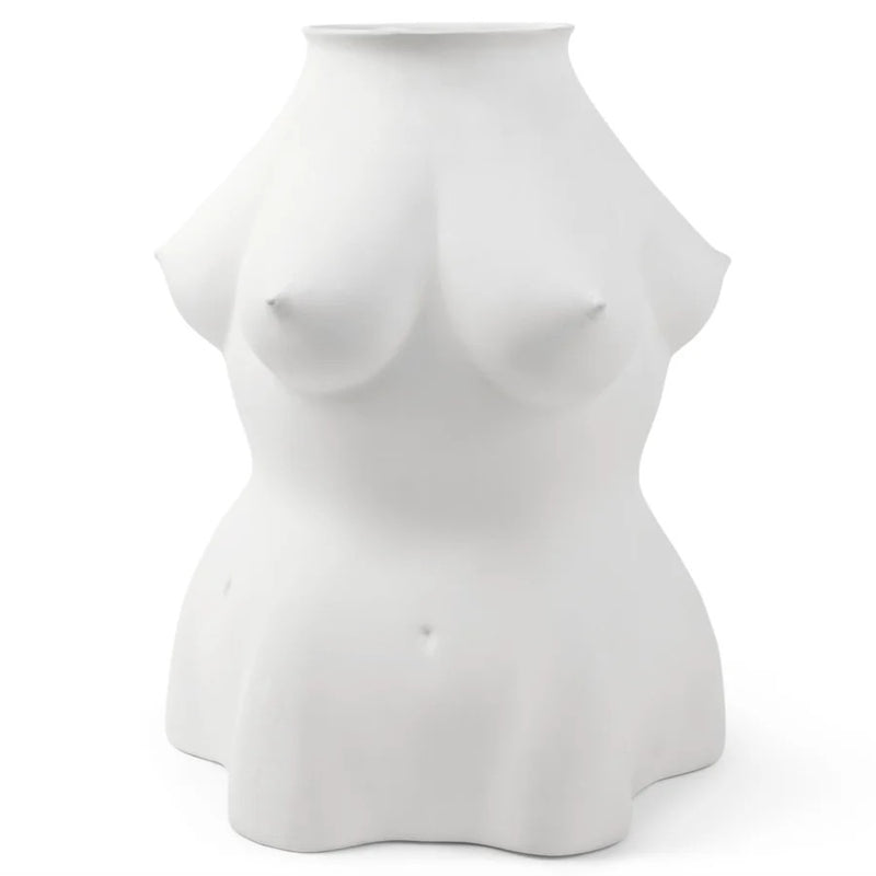 Jonathan Adler White Female Form - Luciana Vase / Figurine - Brand New