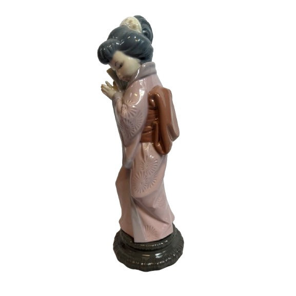 lladro japanese girl figurine