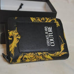 Versace Jeans Couture Barocco-Print Zip-Around Wallet - NIB