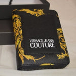 Versace Jeans Couture Barocco-Print Zip-Around Wallet - NIB