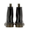 patent leather combat boots