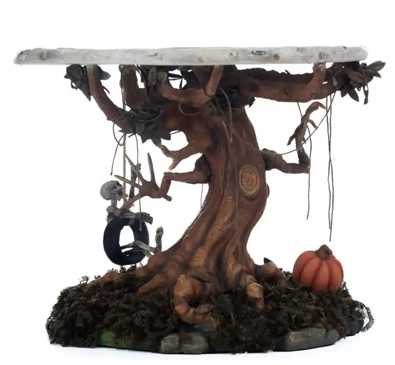 Katherine's Collection Haunted Halloween Hollow 11"x7" Tree Cake Plate - NEW