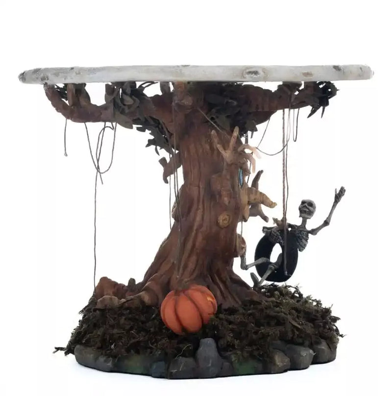 Katherine's Collection Haunted Halloween Hollow 11"x7" Tree Cake Plate - NEW