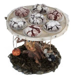 Katherine's Collection Haunted Halloween Hollow 11"x7" Tree Cake Plate - NEW