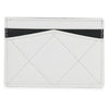 Alexander McQueen Graffiti Skull White Leather Card Holder Wallet - Brand New