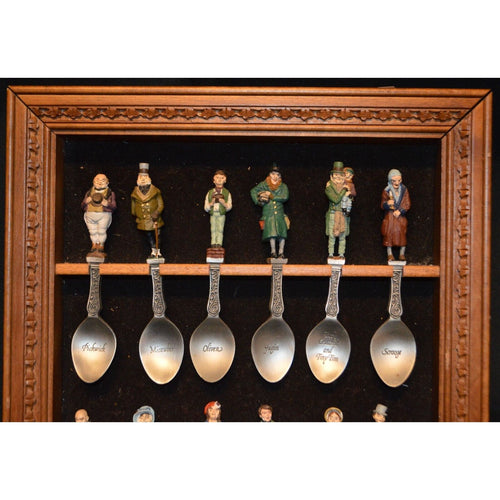 franklin mint christmas carol spoons