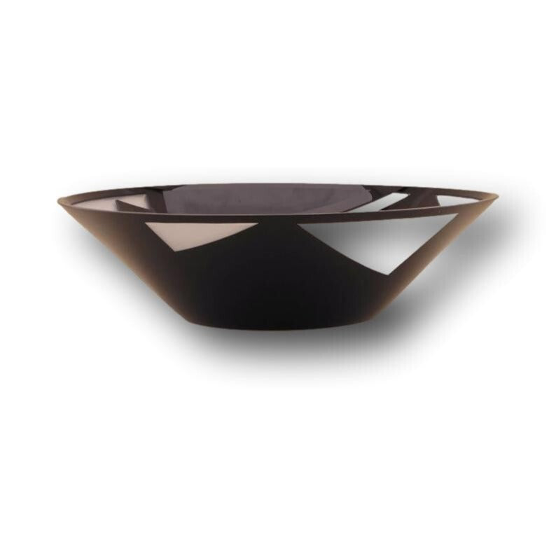 Rosenthal Glass Centerpiece Art Bowl Aztec by Philip Baldwin & Monica Guggisberg