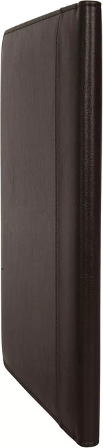 Ben Sherman 12" Vegan Saffiano Bi-fold Business School, Work, Professional Padfolio Binder, Brown, Faux Leather Writing Pad