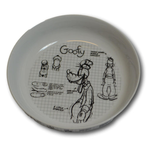 Disney Sketchbook Goofy Ceramic Bowl - NEW