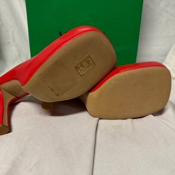 Bottega Veneta Red Leather Stretch The Bold Mule Shoes Clogs: 7.5 -  8 / 38 NIB