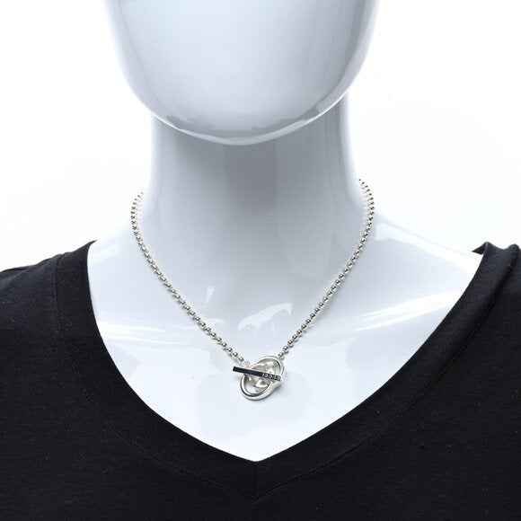 sterling silver toggle necklace