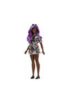 Barbie Fashionistas Doll #125.Curvy African American AA w/ Purple Hair NIB