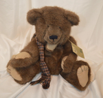 Wiley P. Chatsworth 18" Boyds 20th Anniversary Bear Puppet w/ Hang Tags c. 1999