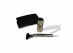 Bey Berk Silver Shaving Set / Razor & Pure Badger Brush Set - NEW