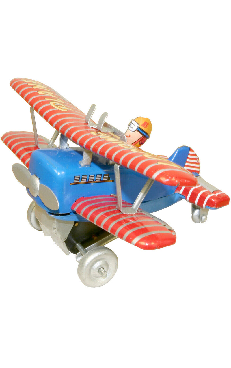 Vintage Style Collectible Tin Toy - Acrobatic Plane NIB