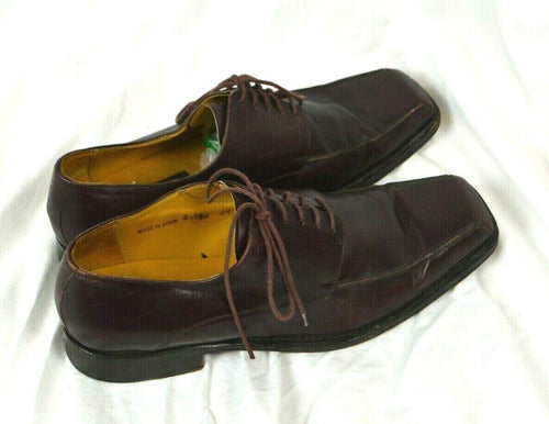 Mens Vintage Mezlan Brown/ Cordovan Dress Oxfords Leather Shoes Size: 9 M Spain