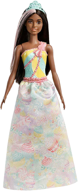 Barbie DREAMTOPIA Sweetville Princess African American Doll AA NIB