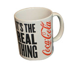 Official Coca-Cola Mug "It's The Real Thing" Coke  Slogan Coffee Cup Mug