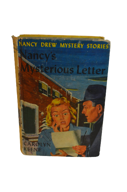 Vintage Nancy Drew Nancy's Mysterious Letter Book 1940's Endpaper Carolyn Keene